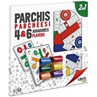 Cayro - Parchís para 4 y 6 Jugadores - Juego de Tradicional - Desarrollo de Habilidades cognitivas - Juego de Mesa (096)